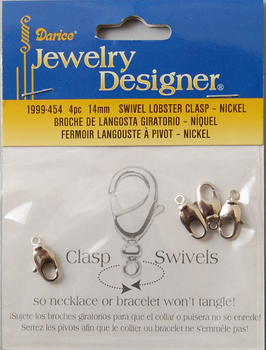 Vaessen creative • karabijnsluiting 14mm silver