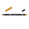 Tombow • brush pen abt dual brush pen gold ochre