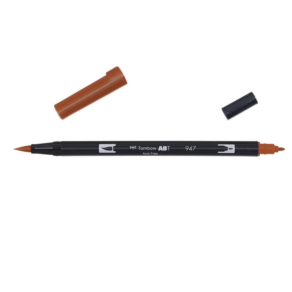 Tombow • brush pen abt dual brush pen burnt sienna