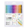 Tombow • twintone dual-tip markers pastels 12pcs