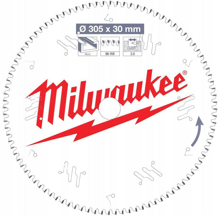 Milwaukee rondzaag 305x30x3,0x96z alu