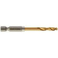 Milwaukee metaalboor hss-g tin 2,5mm hex (10szt.)
