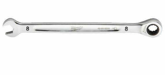 Milwaukee de sleutel zit midden in het oog 8mm maxbite ratel