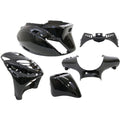 Edge plaatset 5-delig voor piaggio zip-sp vanaf bouwjaar 2000 - zwart metallic