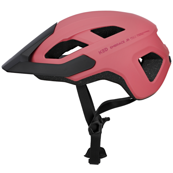 Fahrradhelm KED Embrace Jr SM (52-58 cm) - mattes Korallenrot