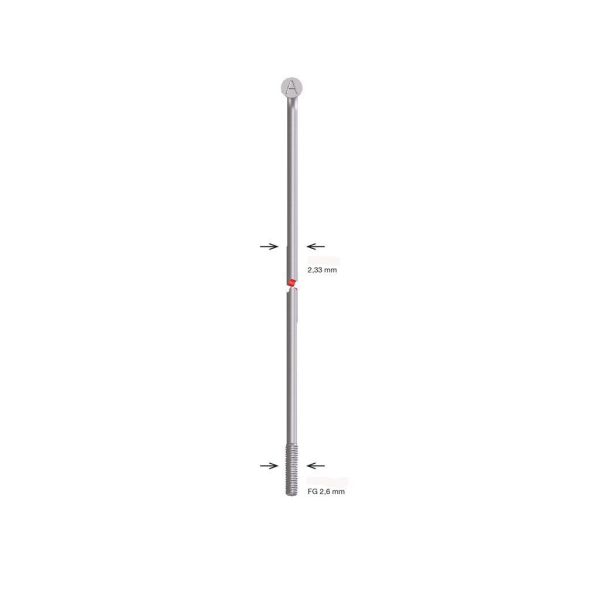 Speichen 260-13 Alpina Raggi ø2,33 mm FG 2,6 - Zink (144 Stück)