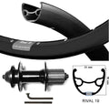 Kgs achterwiel 27,5 inch (584) rival spaak zwart cassette 8-10 disc