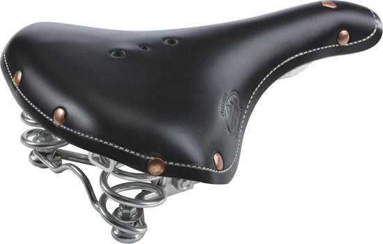 Selle Montegrappa Sattel Old Frontier Classic schwarz auf Karton