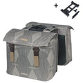 Basil Elegance MIK Doppel-Pannier 40-49 Liter - Chateau Taupe