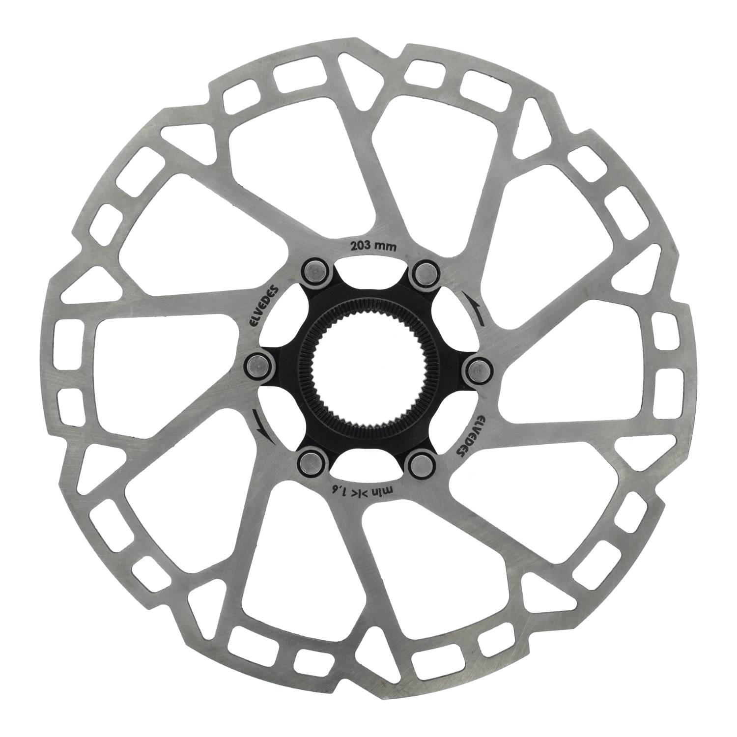 Elvedes Bremsscheiben-Zentralverschluss ø203mm T=1,8mm