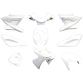 Edge plaatset 9-delig voor yamaha aerox tot bouwjaar 2014 - mat wit