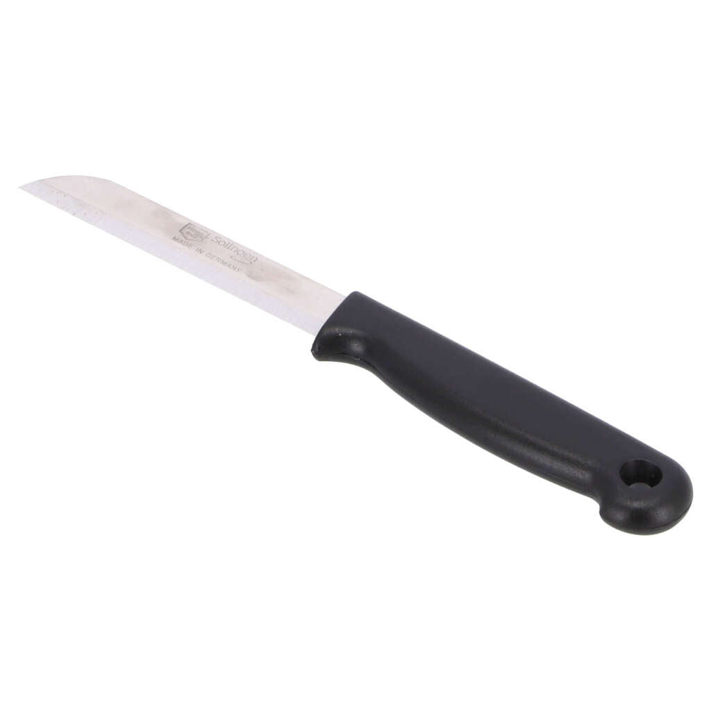 Solinger Schälmesser, Edelstahl, schwarz