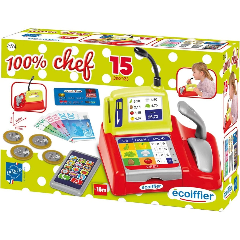 Ecoiffier 100% Koch Kassenspielset