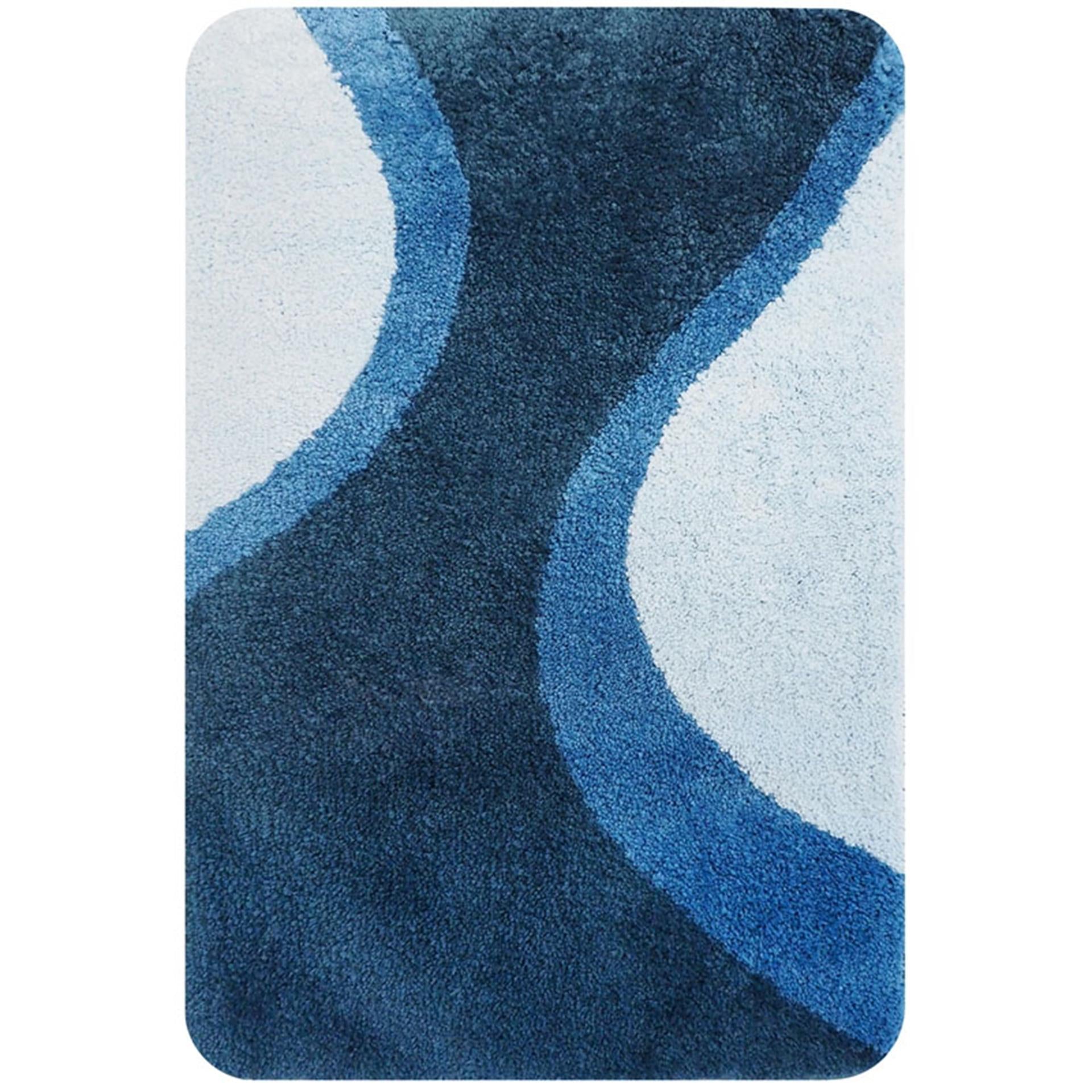 Dutch house metz badmat 60x90cm blauw
