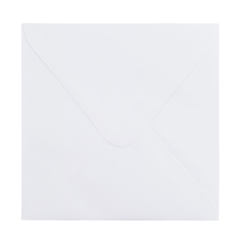Florence vaessen creative enveloppen 14 x 14 cm - wit - 100 st. - 120 g - met enveloppendoos zakjes