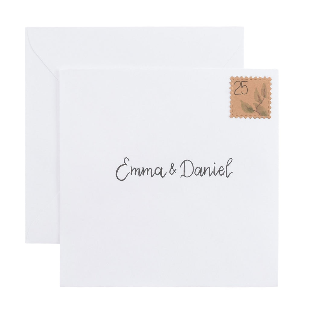 Florence vaessen creative enveloppen 14 x 14 cm - wit - 100 st. - 120 g - met enveloppendoos zakjes