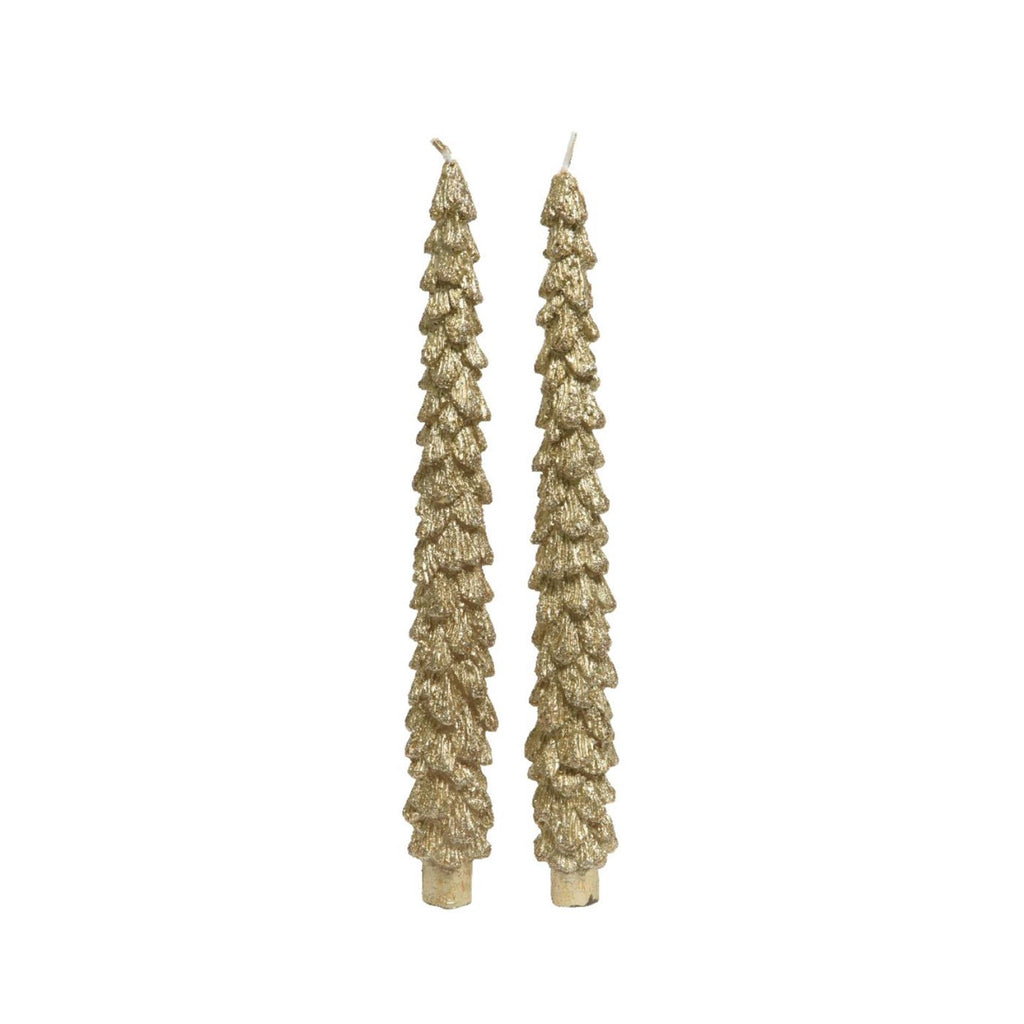 Decoris dinerkaars kerstboom set a 2 ø2,1xh25cm