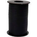 Cadeaulint, b: 10 mm, matt, zwart, 250 m 1 rol