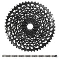 Sram gx eagle xg-1275 cassette + pc gx eagle chain 12-speed wear and tear set