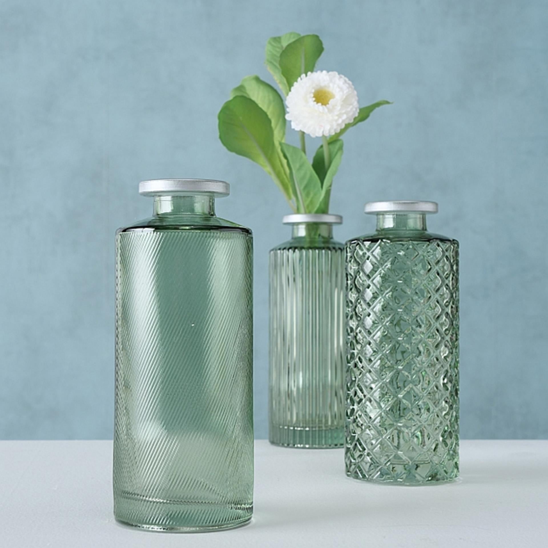 Boltze home vaas adore h13cm groen
