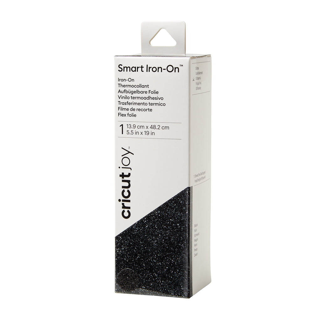 Cricut joy • smart iron-on glitter zwart