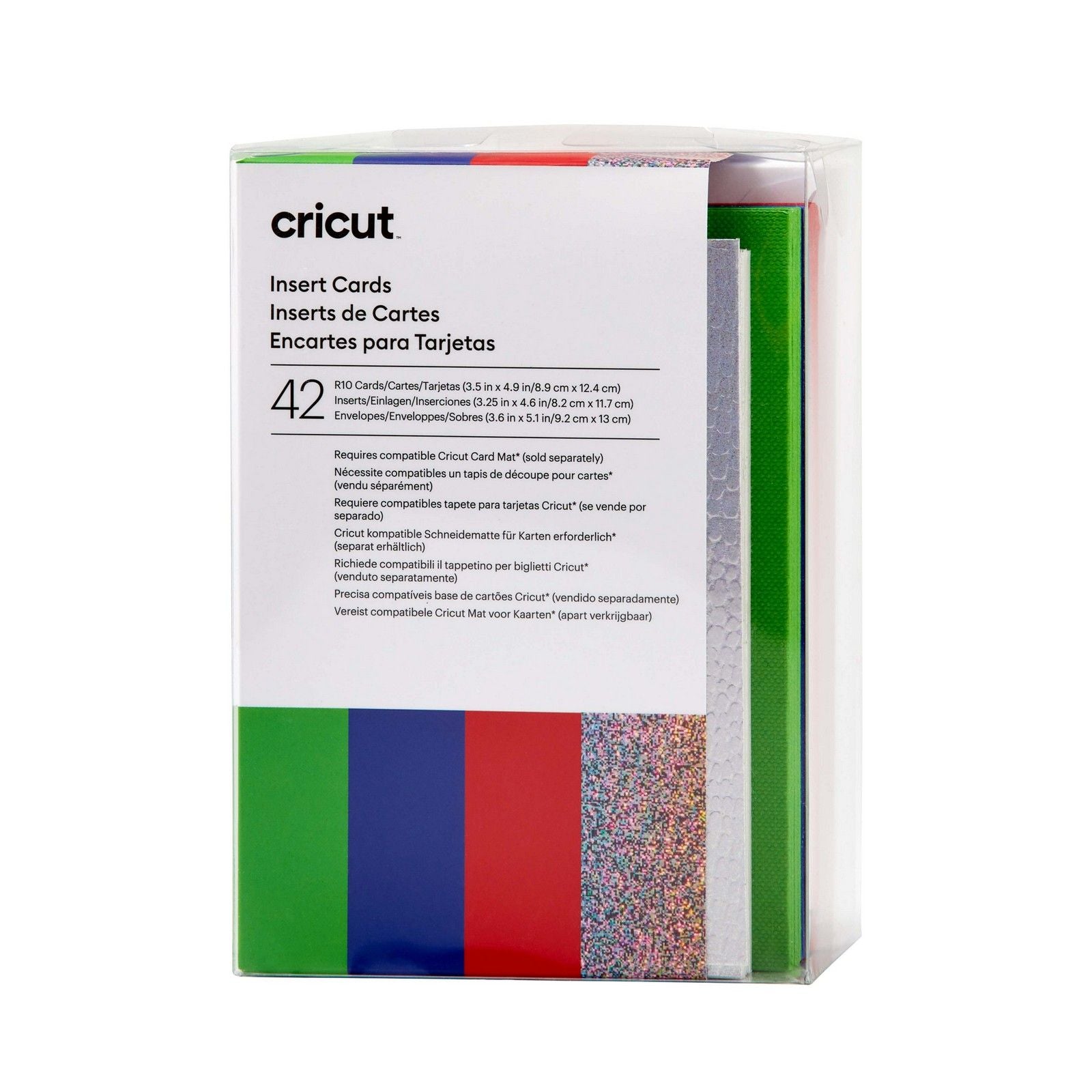 Cricut • insert cards rainbow r10