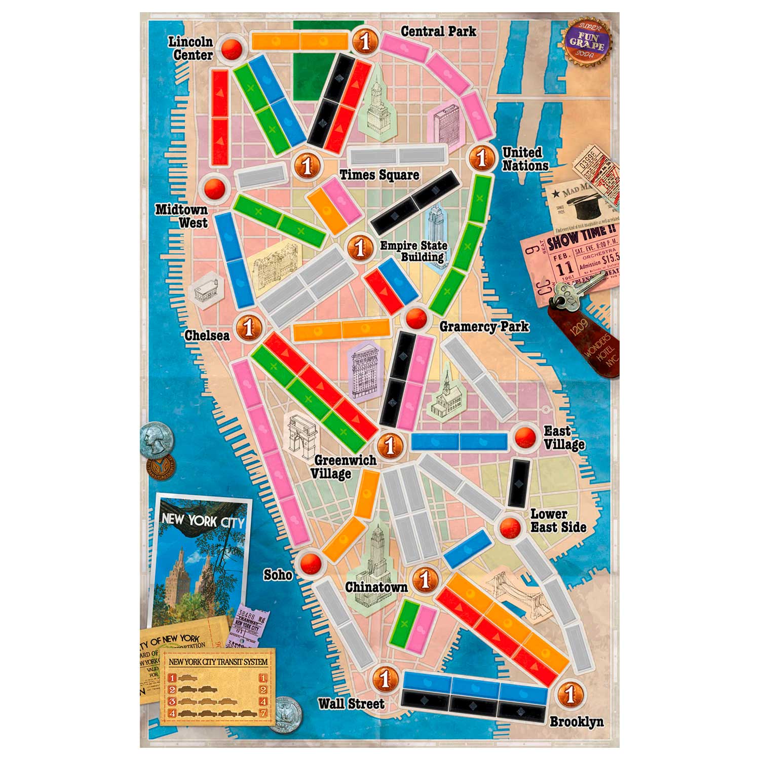 Asmodee Ticket to Ride York Brettspiel