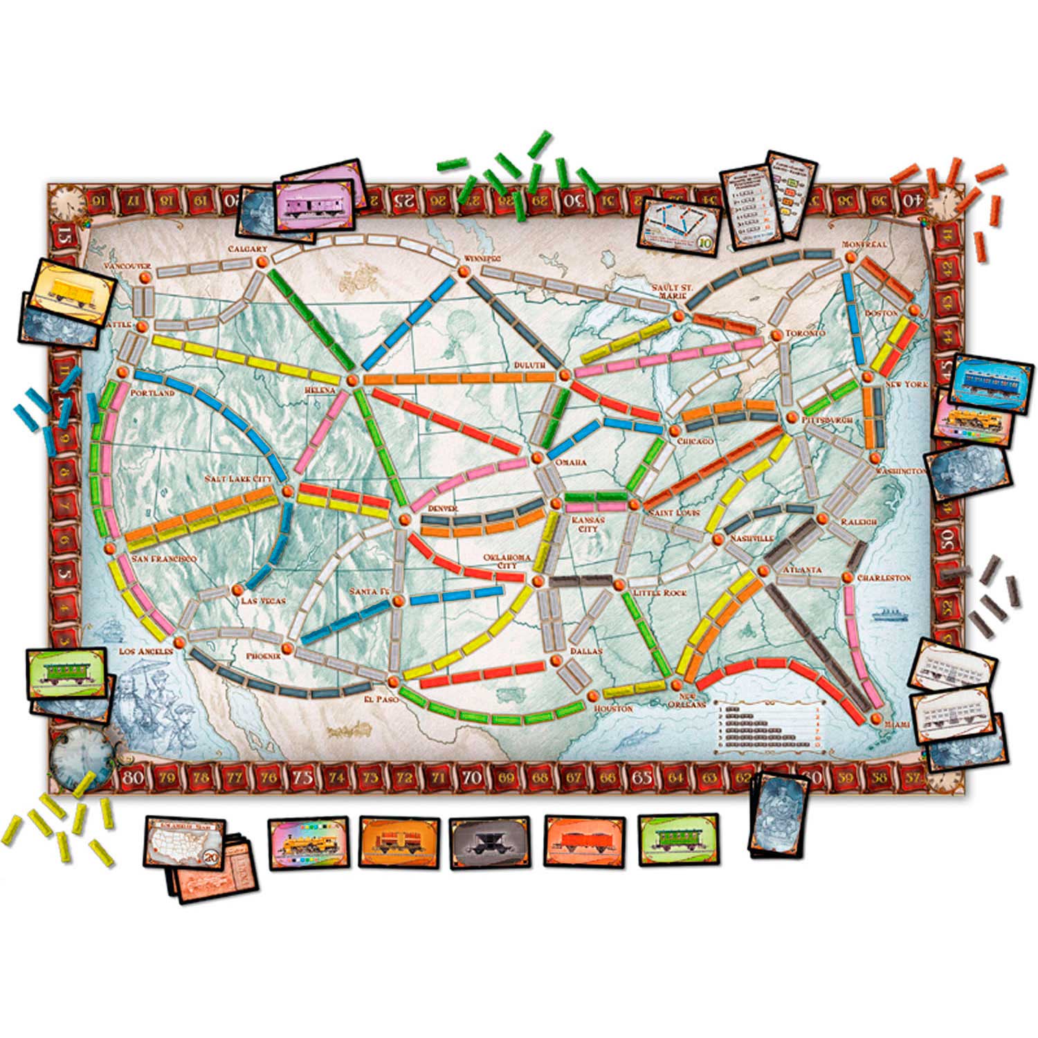 Days Of Wonder Ticket to Ride USA Brettspiel