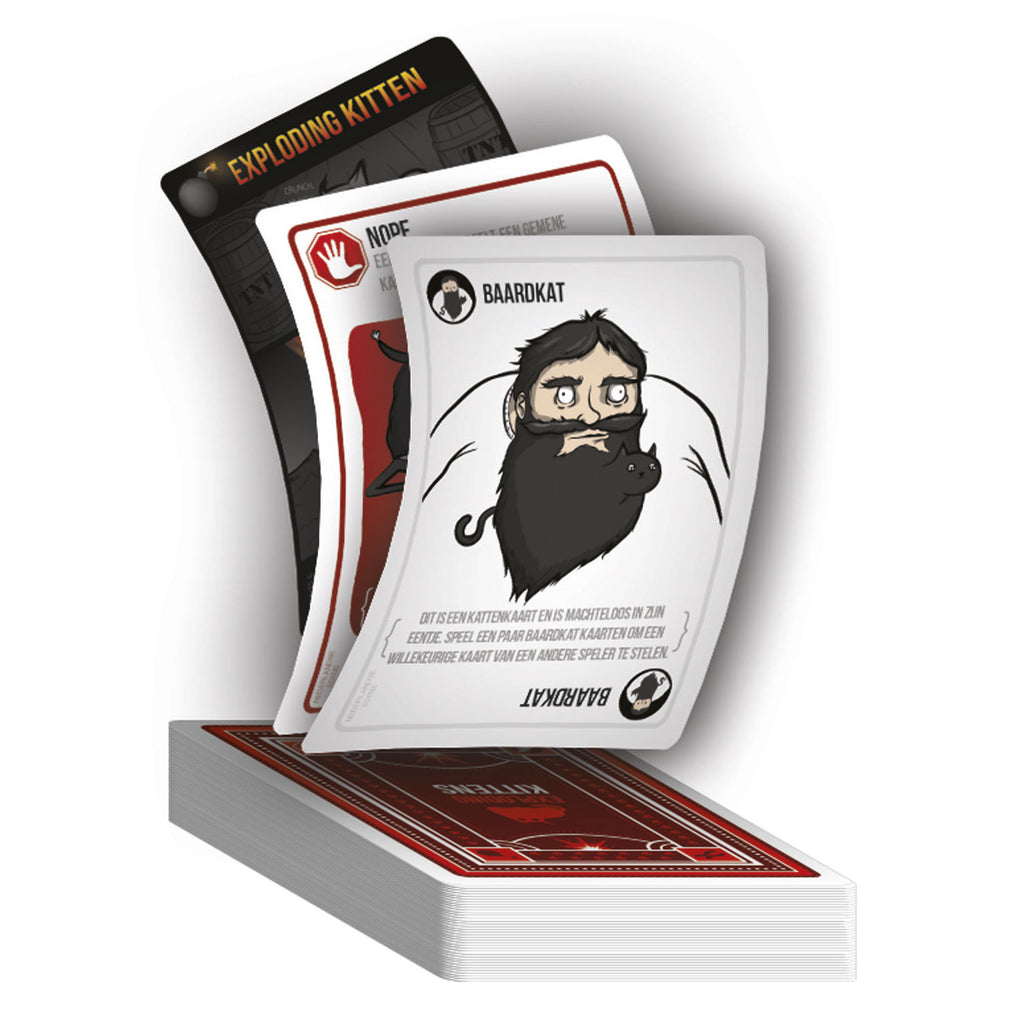 Exploding kittens originele editie - kaartspel vol spanning en humor - 2 tot 5 spelers - vanaf 7 jaar