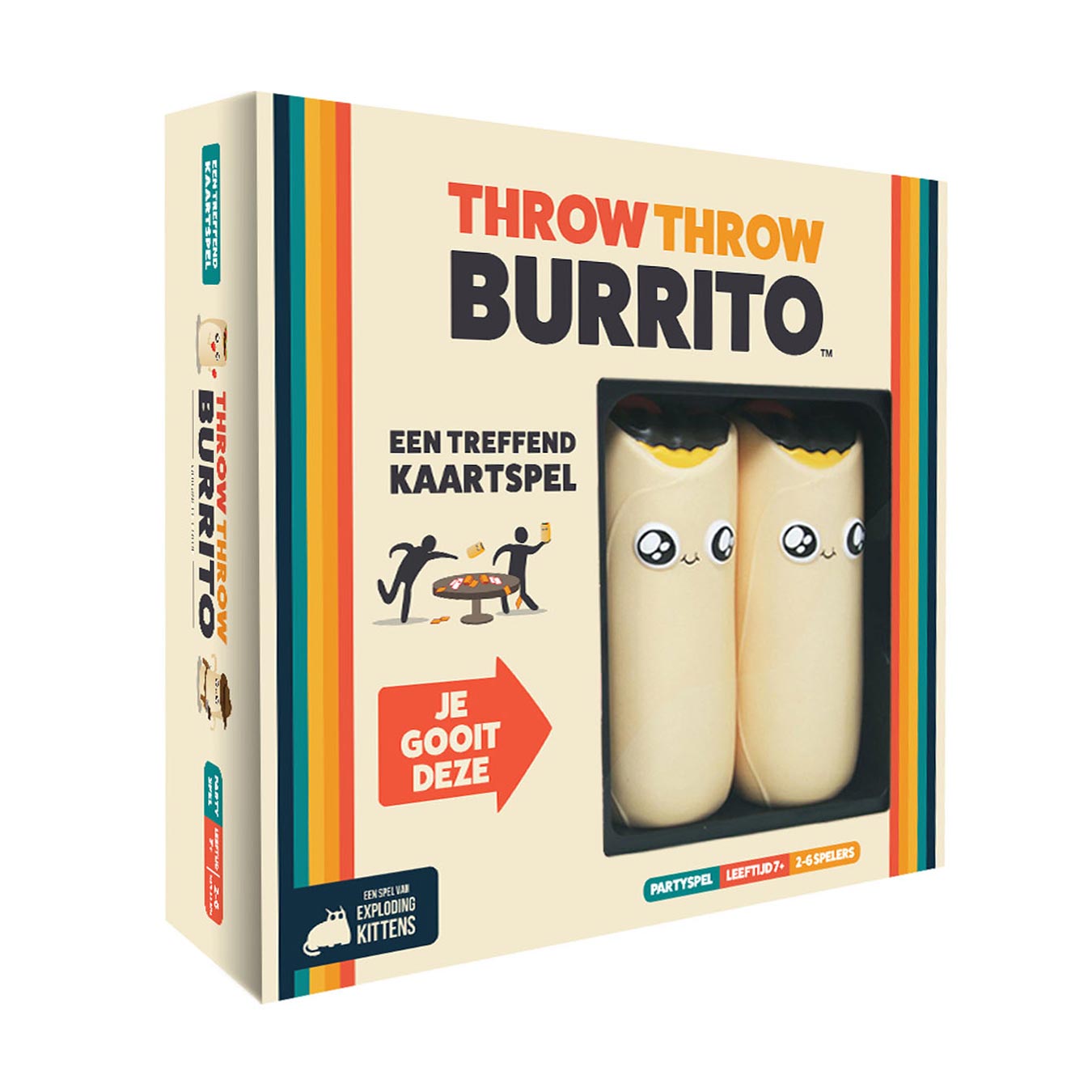 Exploding kittens throw throw burrito kaartspel nl