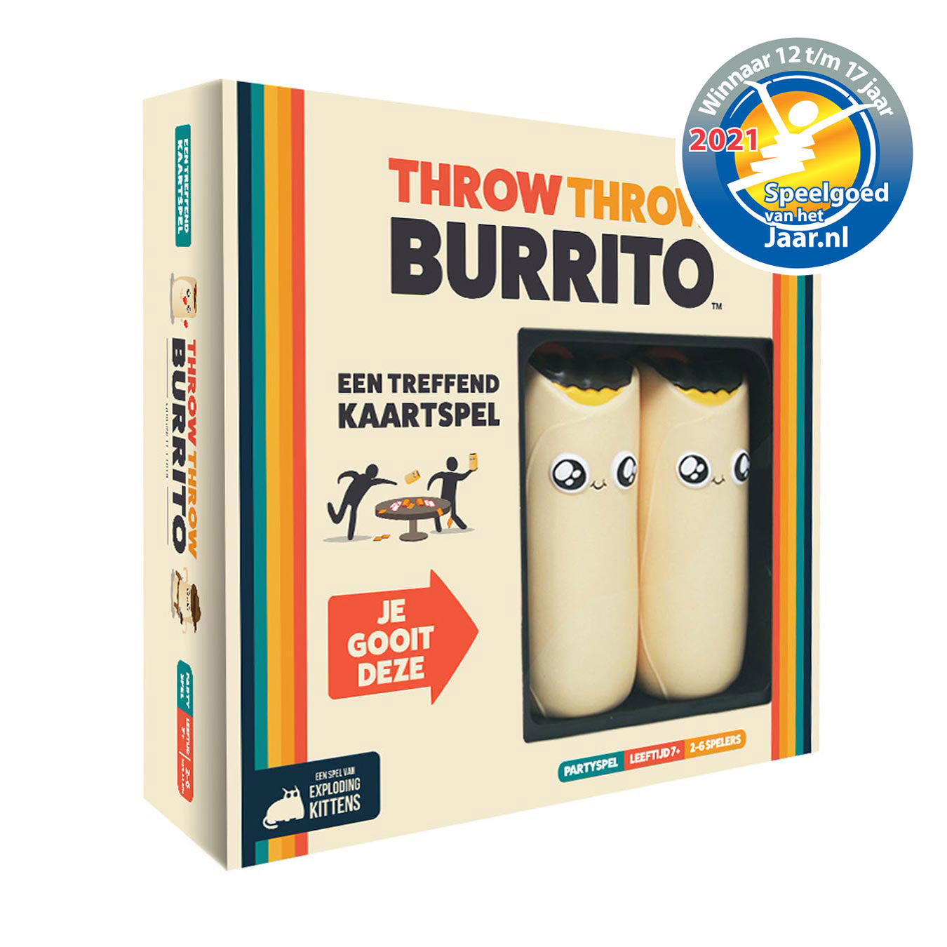 Exploding kittens throw throw burrito kaartspel nl