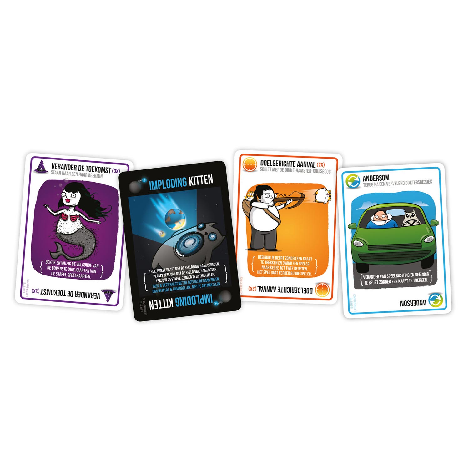 Asmodee imploding kittens kaartspel