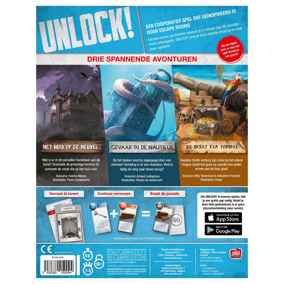 Asmodee Unlock! 2 geheimnisvolle Abenteuer