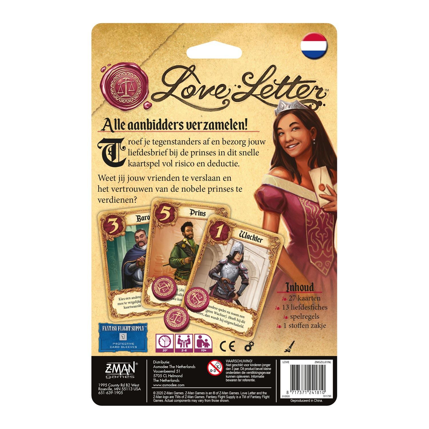 Asmodee Liebesbrief-Kartenspiel