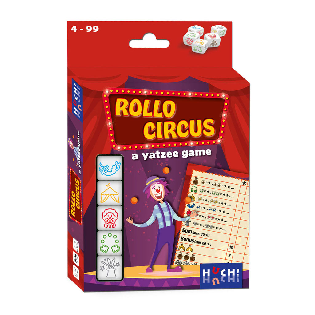 Rollo yatzee - circus dobbelspel
