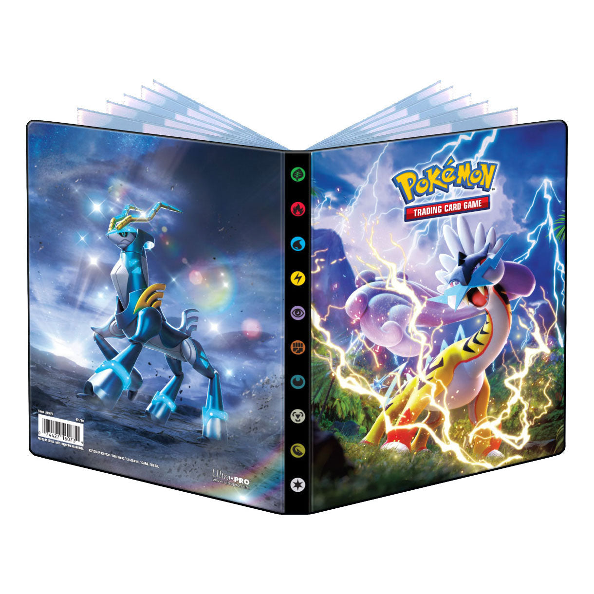 Asmodee Pokémon Portfolio SV05 Temporale Kräfte 4-Tasche