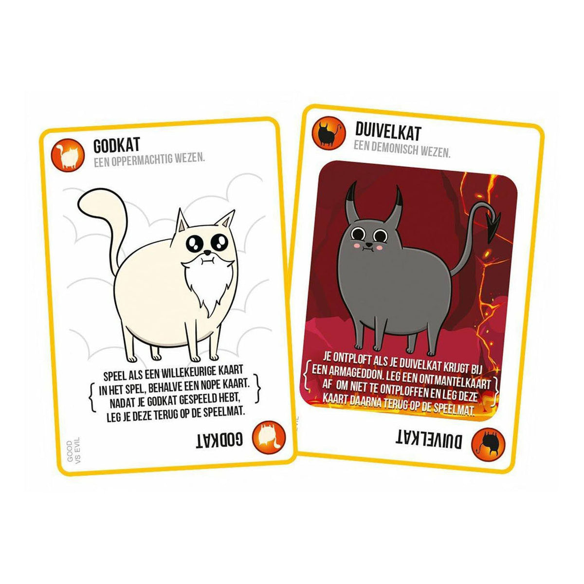 Exploding kittens good vs evil - kaartspel