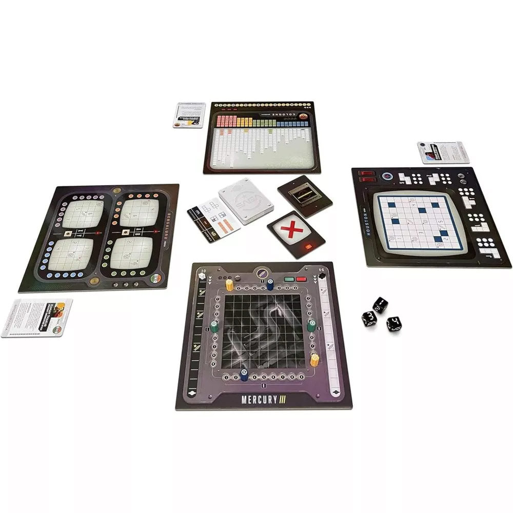 Geronimo Games Mission Control kritisches Orbit-Brettspiel