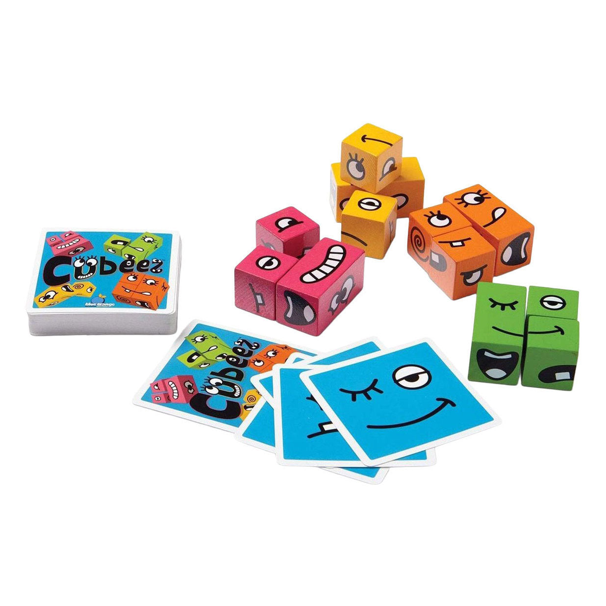 Geronimo games blue orange juniorspel cubeez