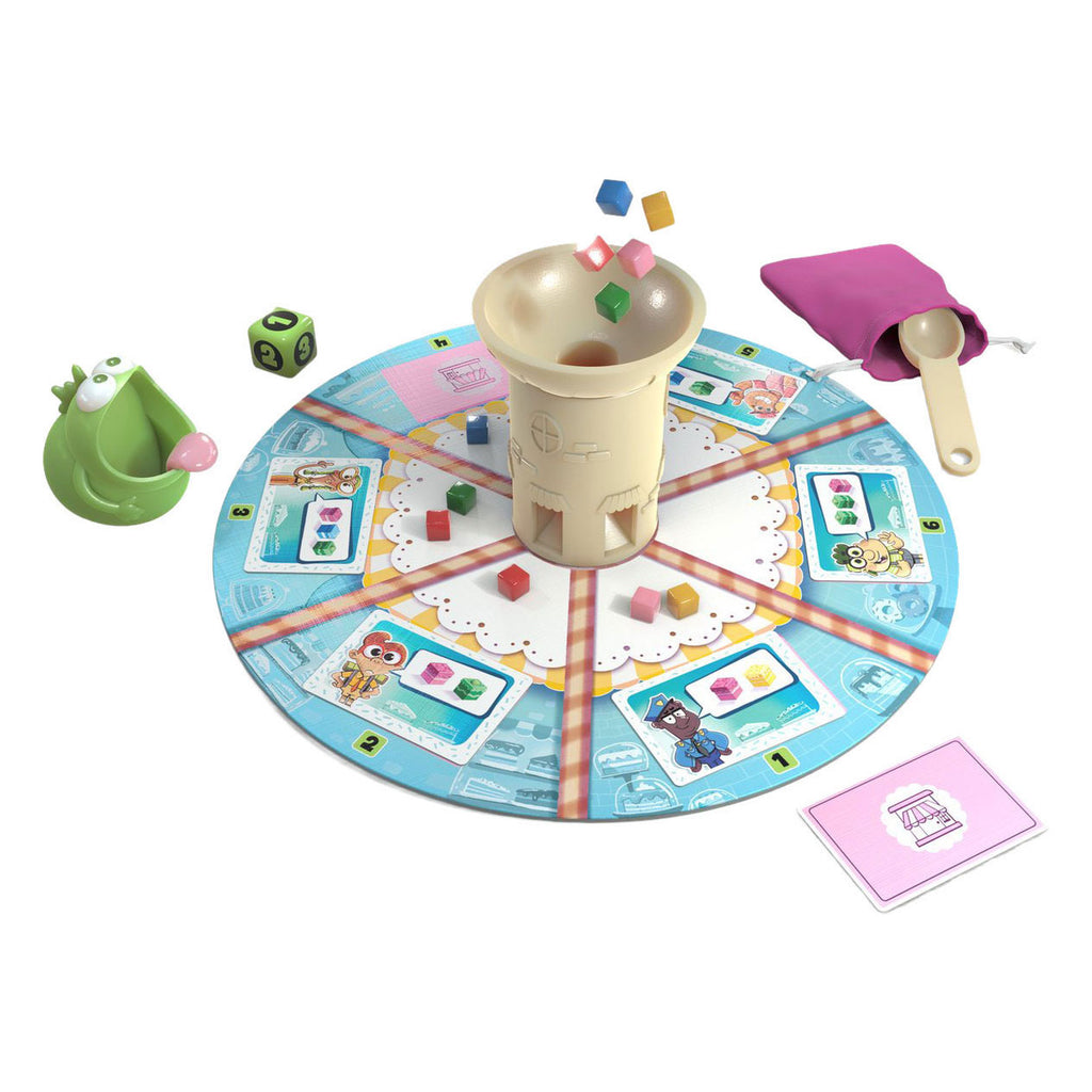 Geronimo games cakozaurus - - blue orange - bordspel - kinderspel - vanaf 6 jaar oud - van 2 tot 4 spelers