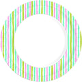Duni papieren borden stripes ø22cm 10st
