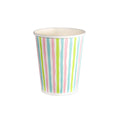 Duni papieren bekers stripes 24cl 10st