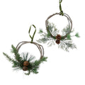 Boltze home krans met dennentak h35cm