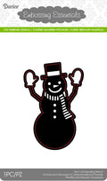 Darice • die cut stencil snowman with hat