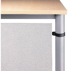 Bach achterwand hammerer vhr12 s aluminium 115x35cm zilver