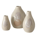 Boltze home vaas stona aardewerk 3-delige set h8 11 12cm