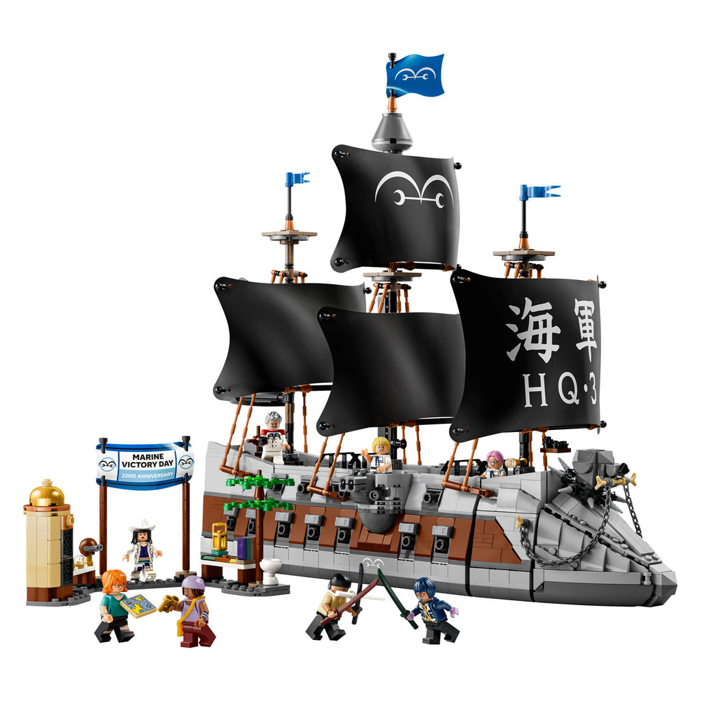 Lego one piece het slagschip van garp