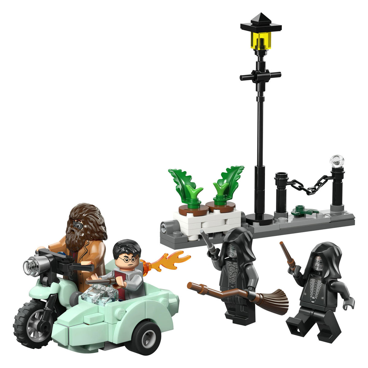 Lego harry potter hagrid en harry's ligusterlaan ontsnapping