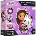 Ty trefl houten gaby's dollhouse puzzel met haar poes 50 stukjes