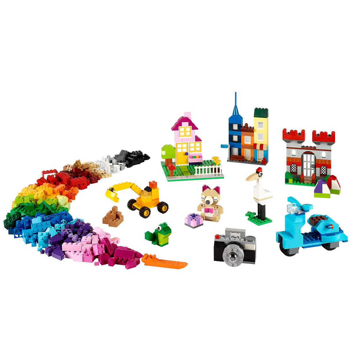 Lego classic - creatieve grote opbergdoos constructiespeelgoed (10698)